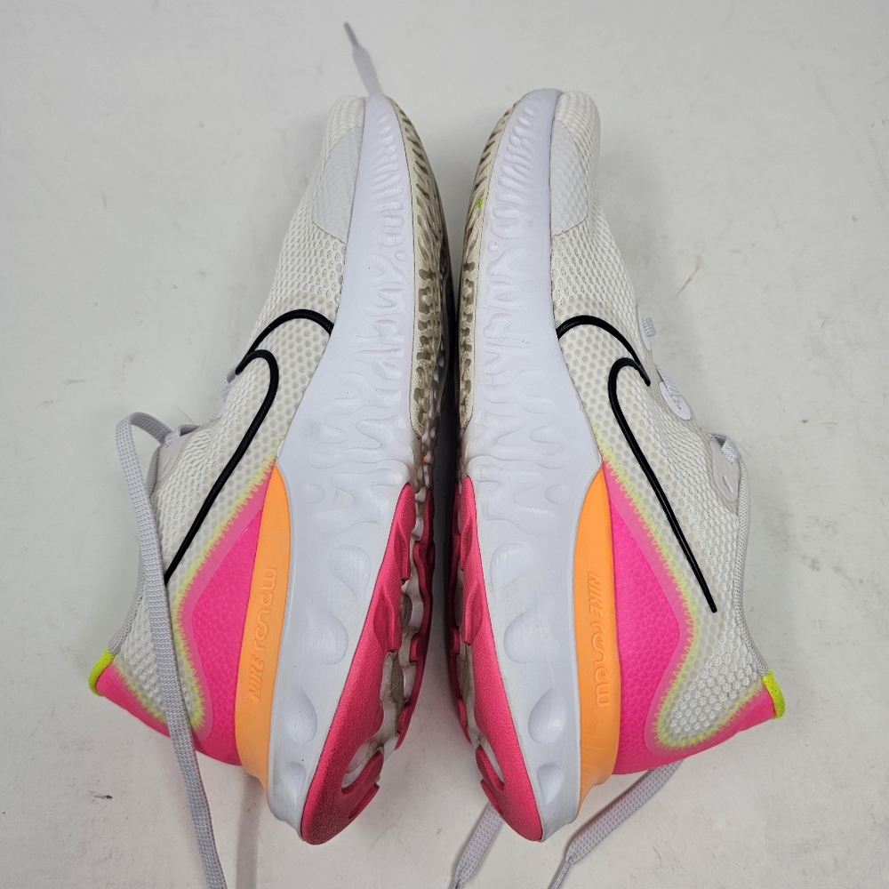 Nike Women's Renew Run CK6360-005 White Multi Running Shoes Sneakers Size 11. - Picture 5 of 9